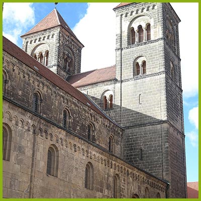 Das Quedlinburger Schloss mit der Stiftskirche